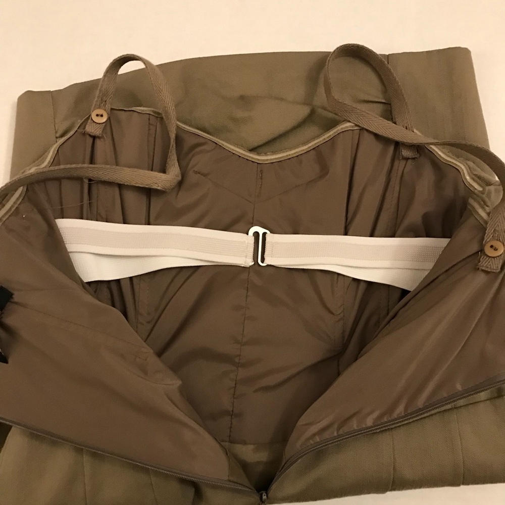 NWT Nanette Lepore Khaki Bustier Dress - Picture 8 of 10